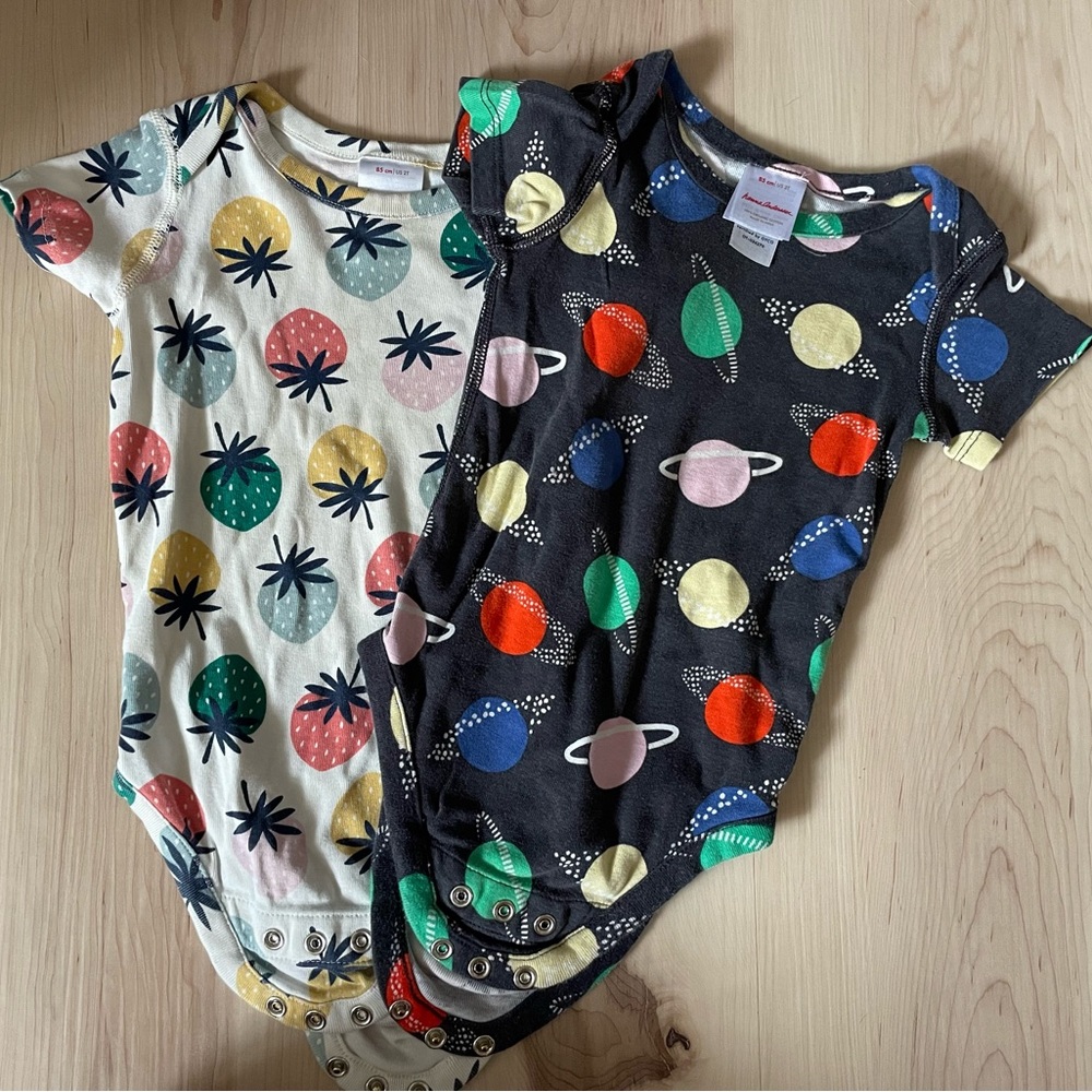 Precious onesies from Hanna Andersson